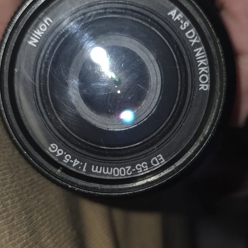 Nikon Zoom-NIKKOR 55-200mm f/4.0-5.6 DX G SWM AF-S VR IF Nikon Black Camera Lens